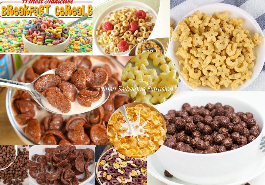 Corn flakes cereal machine