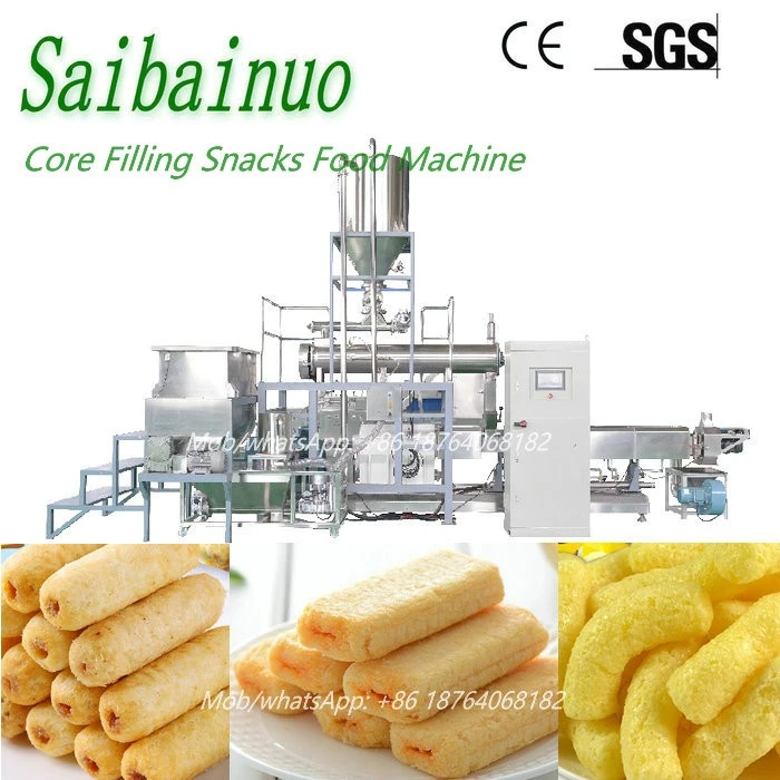 Puffing Corn Filling Snack Processing Line