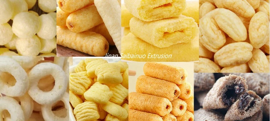 Puffing Corn Filling Snack Processing Line