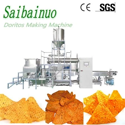 Двухшнековый экструдер для жарки чипсов Doritos